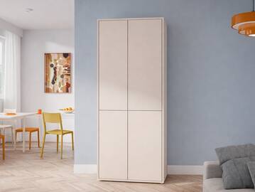 ADIAGO OFFICE Büroschrank breit, Material Dekorspanplatte, sand 