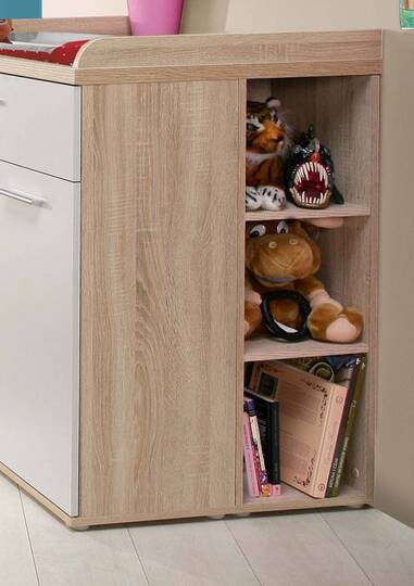 WALDY Nischenregal, Material Dekorspanplatte, Eiche sonomafarbig