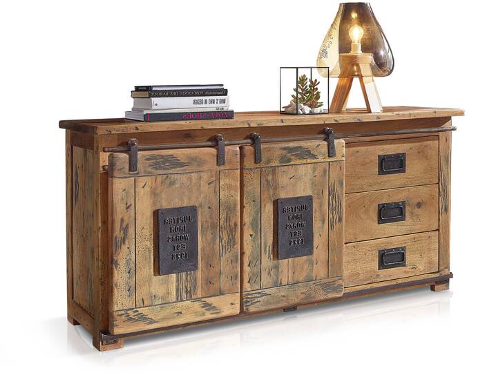 BRISTOL Sideboard V, Material Massivholz, Mango rustikal