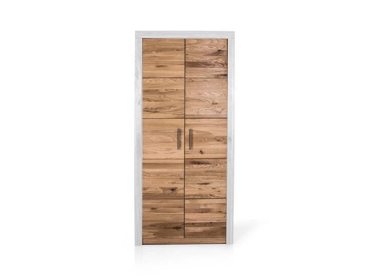 OFFICE FOUR Doppeltüren für Aktenschrank, Wildeiche massiv