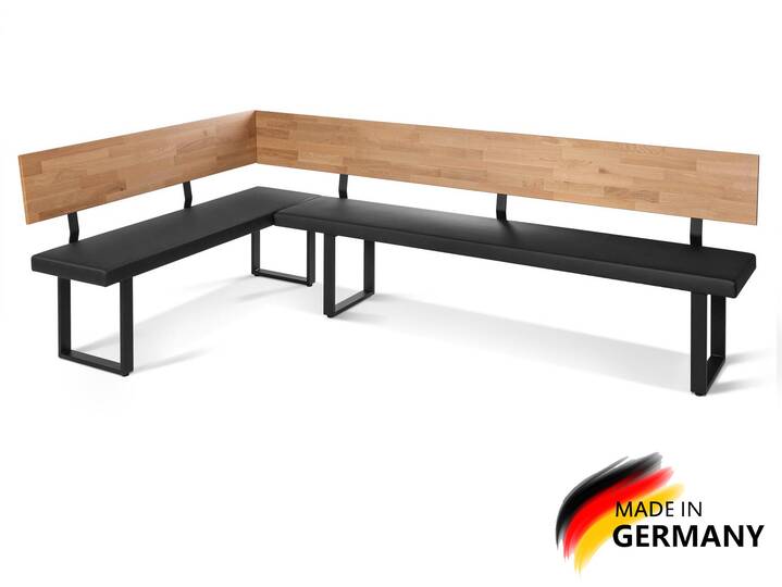 ARIMO Eckbank nach Maß, Material Massivholz