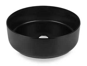 CALETTO Aufsatzwaschbecken, Material Keramik, rund 