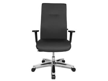 BIG STAR 20 Drehstuhl mit Armlehnen, Material Stoff/Aluminium, schwarz