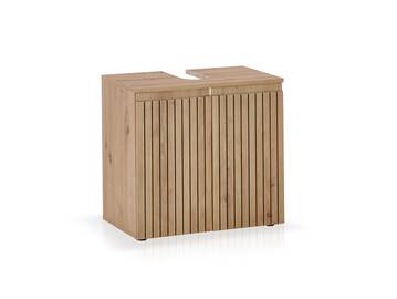 ASKINO Waschbeckenunterschrank I, Material Dekorspanplatte, Artisan Eiche Nachbildung