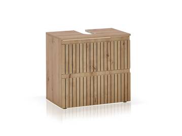 ASKINO Waschbeckenunterschrank II, Material Dekorspanplatte, Artisan Eiche Nachbildung