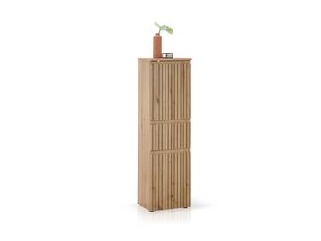 ASKINO Hochkommode fürs Badezimmer, Material Dekorspanplatte, Artisan Eiche Nachbildung