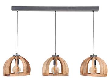 BALAIKA Hängelampe, 3-flammig, Material Massivholz, Mango