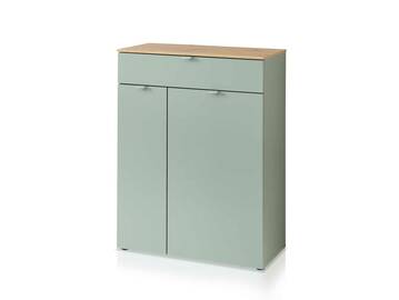 BAJA Schuhschrank klein, Material MDF, schilf/Artisan Eiche Nachbildung