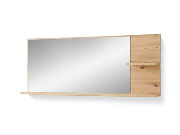 BAJA Spiegel mit 2 Böden, Material MDF, Artisan Eiche Nachbildung