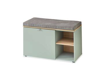 BAJA Garderobenbank klein, Material MDF, schilf/Artisan Eiche Nachbildung