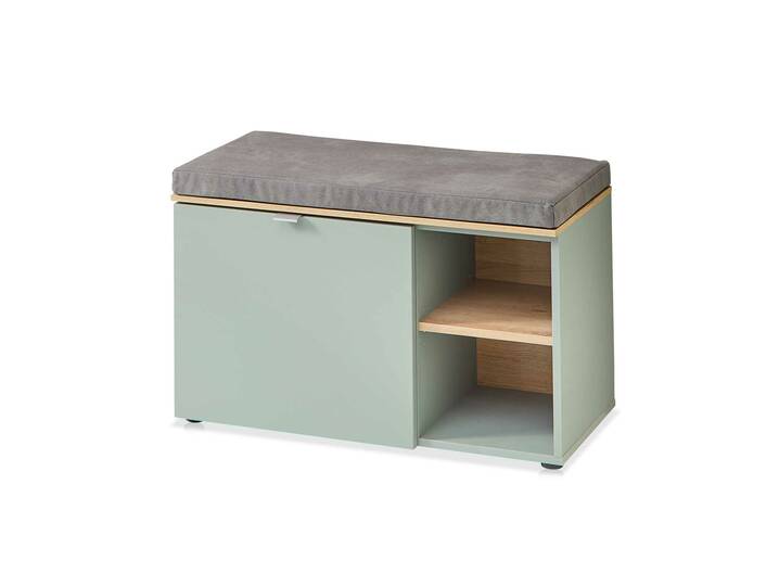BAJA Garderobenbank klein, Material MDF, schilf/Artisan Eiche Nachbildung