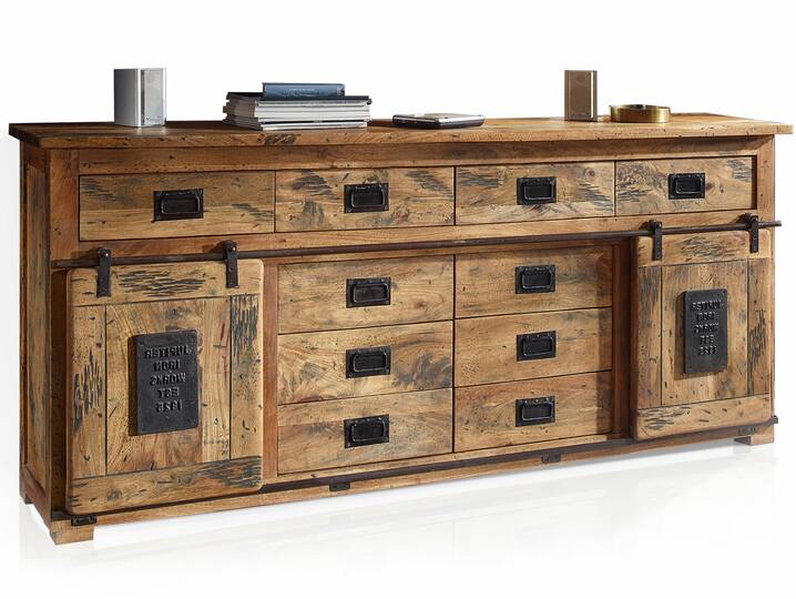 BRISTOL Sideboard IV, Material Massivholz, Mango rustikal
