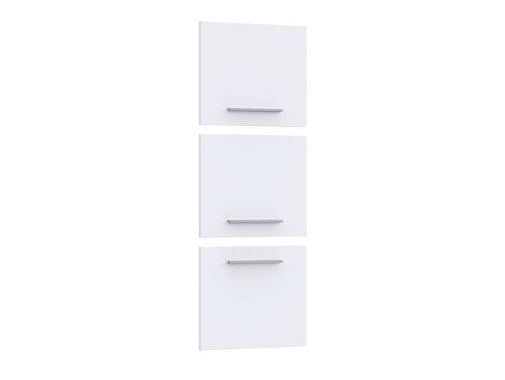CALLANDO 3er Set Türen für Regal I, Material Dekorspanplatte, weiss