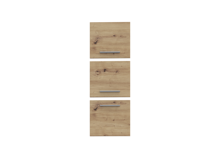 CALLANDO 3er Set Türen für Regal I, Material Dekorspanplatte, Artisan Eiche Nachbildung