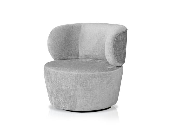 CECILE Sessel, Material Stoff, grau