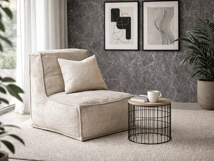 COZY Sitzsack, Material Cord 