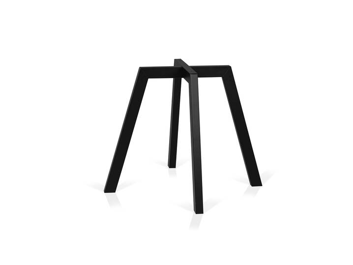 Tischgestell Zanta, Material Stahl, schwarz pulverbeschichtet