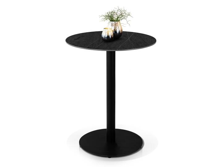 TAUNUS II Bartisch, Material HPL / Metall 60 cm | Dunkelgrau
