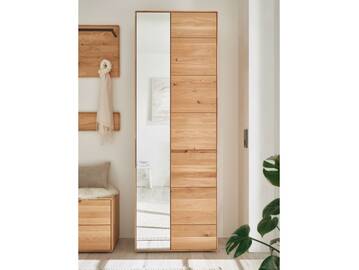 ANDINO Garderobenschrank, Material Massivholz, Wildeiche geölt