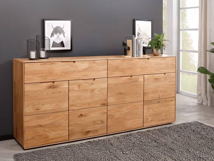 ANDINO Kommode VI, Material Massivholz, Wildeiche geölt 