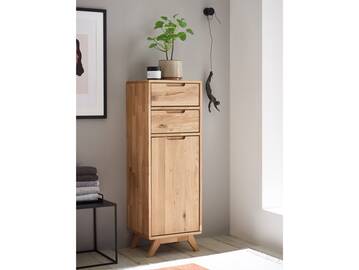 LEONARD Midi-Schrank I, Material Massivholz, Wildeiche geölt 