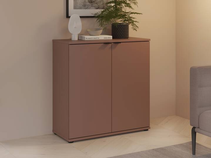 GINNY Kommode I, Material Spanplatte Terracotta