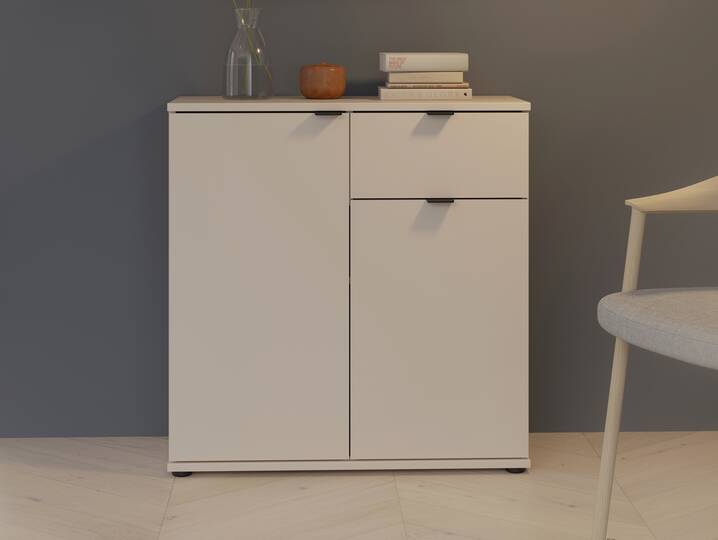 GINNY Kommode II, Material Spanplatte Sand