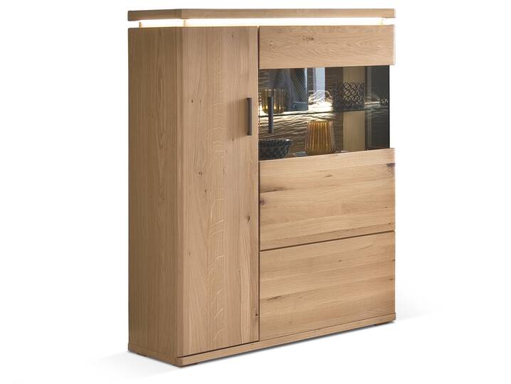 BRINSTONE Highboard II, Balkeneiche teilmassiv
