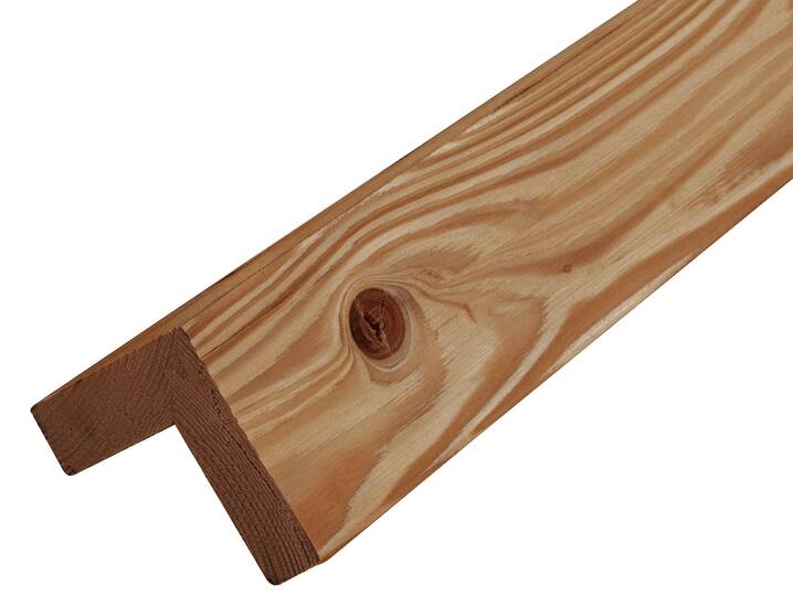 L-Abschlussleiste, THERMO-Lärche natur gehobelt 