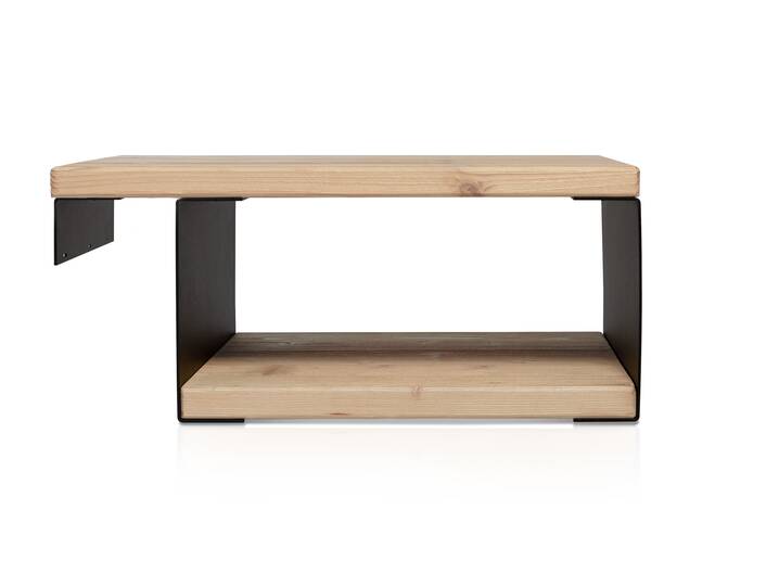 Hängenachtkommode für Balkenbett Wildeiche geölt 