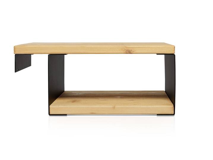 Hängenachtkommode für Balkenbett Wildeiche geölt