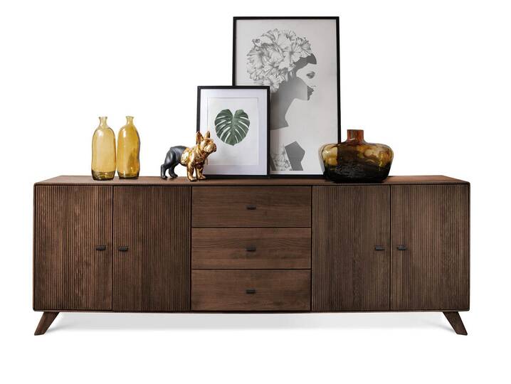 JAKARTA Sideboard III, Material Massivholz, Kernbuche Tabak geölt
