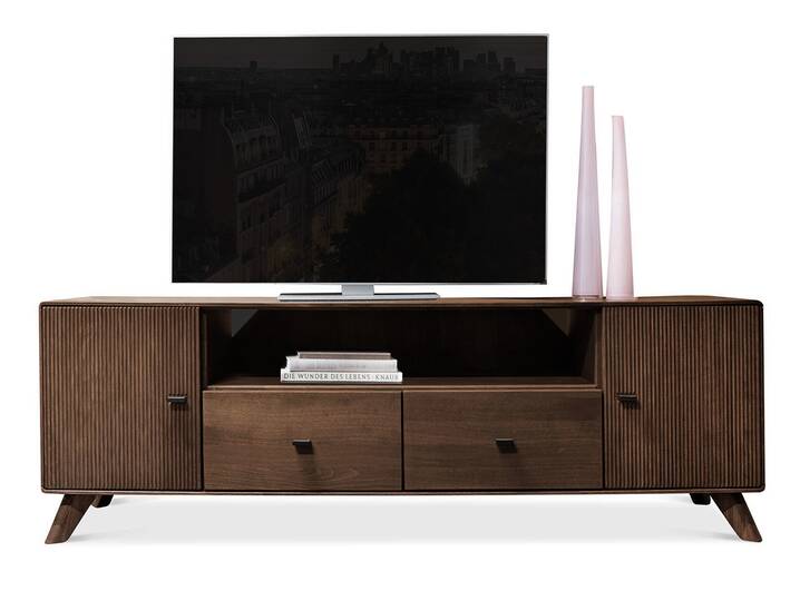 JAKARTA TV-Element II, Material Massivholz, Kernbuche Tabak geölt
