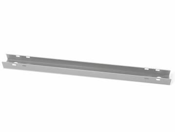 OFFICE ONE abklappbare Kabelwanne, Material Metall, grau