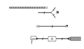 Set 2. LED Band Bel. ca. 100 cm lang 