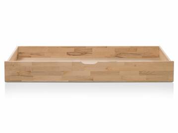 LÖWEN Bettschublade auf Rollen, Material Massivholz