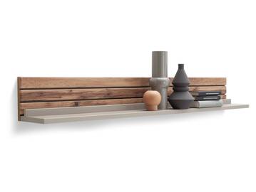 LUZERN Wandboard, Material Dekorspanplatte, basaltfarbig/eichefarbig