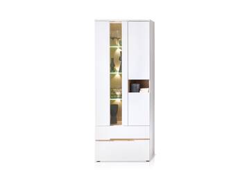 MAILAND Vitrine, Material Dekorspanplatte Weiss