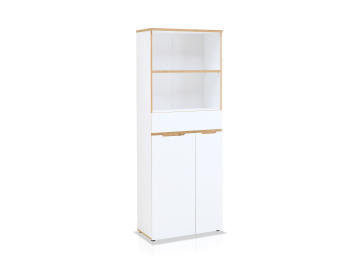 MAILAND Büroschrank II, Material Dekorspanplatte Weiss