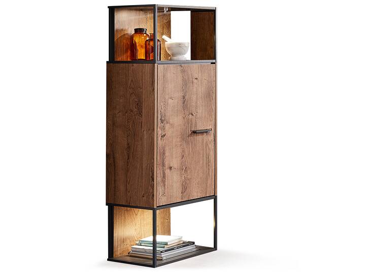 MILTON Stand- / Hängeelement, Material MDF, eichefarbig