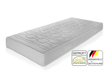 M1 7-Zonen Kaltschaum Matratze 90 x 200 cm | Härtegrad 2