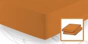 Jersey Spannbetttuch 180x200 bis 200x200 orange