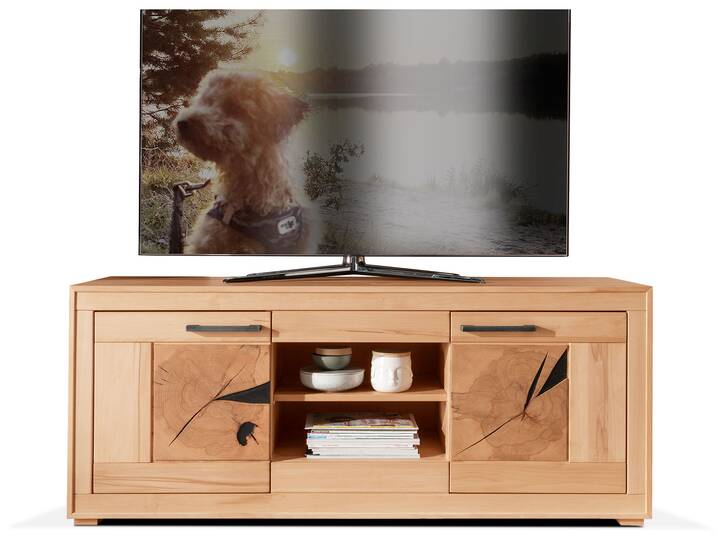 PASSERO TV-Element II, Material Massivholz, Kernbuche geölt