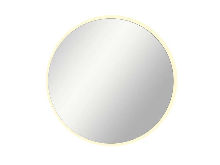 PELMO Spiegel, Material Spiegelglas, inkl. Beleuchtung 80 cm 