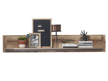 PASADENA Wandboard I, Material Dekorspanplatte, Alpine Lodge Nachbildung/graphitfarbig