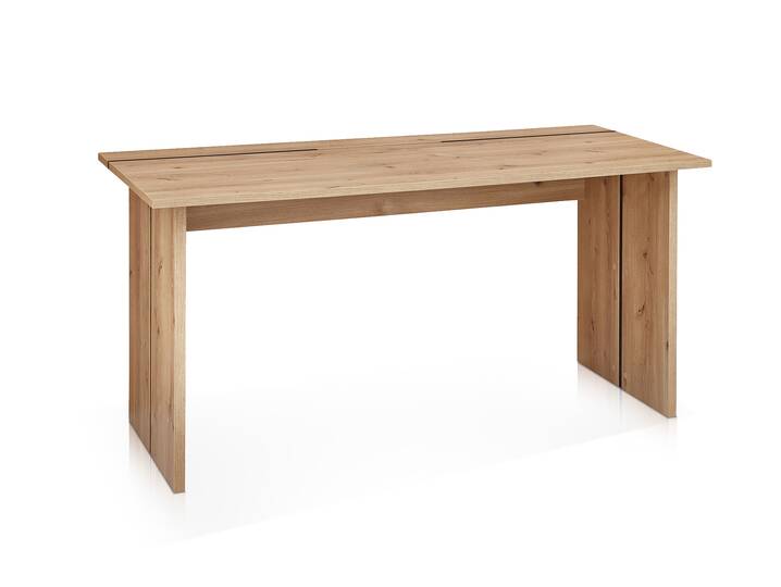 SAN MARINO Schreibtisch, Material Spanplatte, Artisan eichefarbig