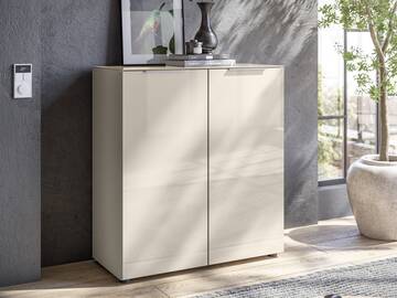 SANTORINI Kommode 1, Material Spanplatte, Kaschmirfarbig 