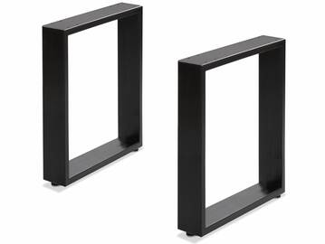 Gestell für Tische groß 700x720 mm schwarz