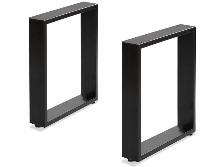 Gestell für Tische groß 700x720 mm schwarz