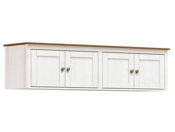 TRICO Aufsatz für Kleiderschrank, 4-türig, Material Massivholz, Kiefer White wash